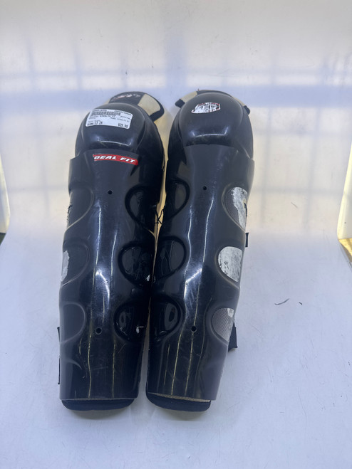 Vist Large View of Product Image Which is Used Easton STEALTH S1 Junior Shin Guards Black 13"