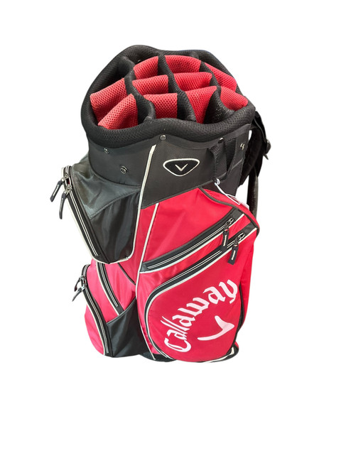 Vist Large View of Product Image Which is Used Callaway 14 WAY CART BAG Mens Cart Bag Red