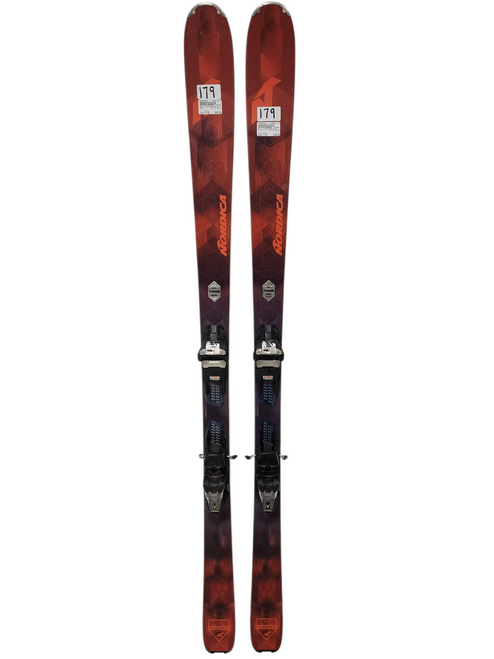 Vist Large View of Product Image Which is Used Nordica Navigator 80 Mens DH Skis with Bindings 179 cm