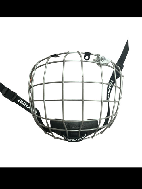 Vist Large View of Product Image Which is Used Bauer FM2100 Hockey Wire Mask Grey One Size