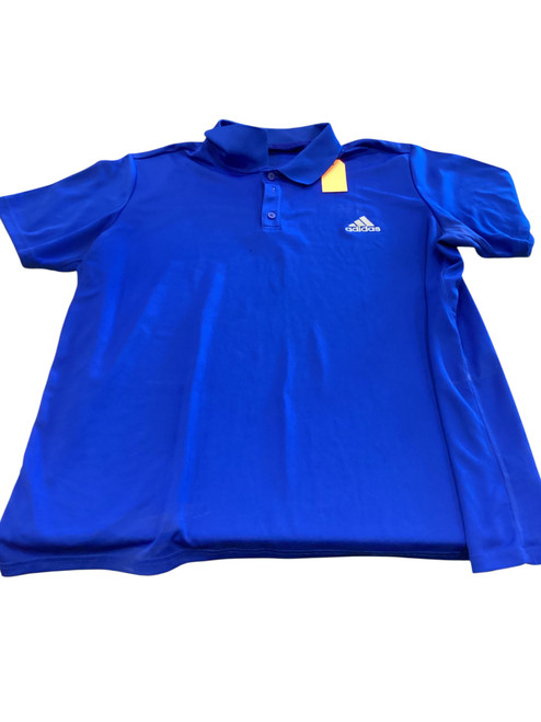 Vist Large View of Product Image Which is Used Adidas S.S. Golf Shirt M Navy Blue 2X