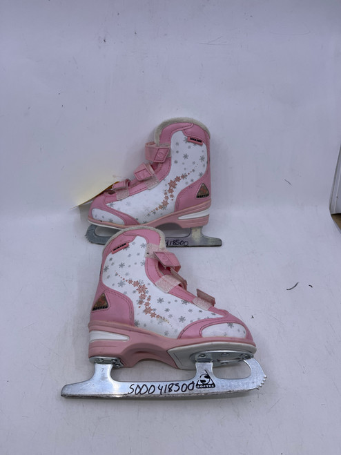 Vist Large View of Product Image Which is Used Jackson SOFT TEC Girls Figure Skate Pink Youth 11.0