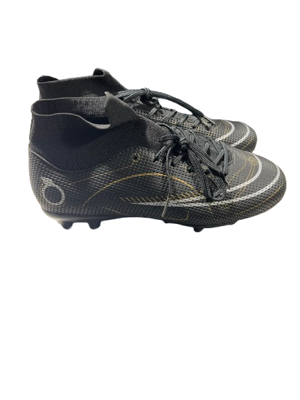 Vist Large View of Product Image Which is Used ADULT SOCCER CLEAT SZ 8.0 Soccer Cleats Black/Orange/Grey Senior 8