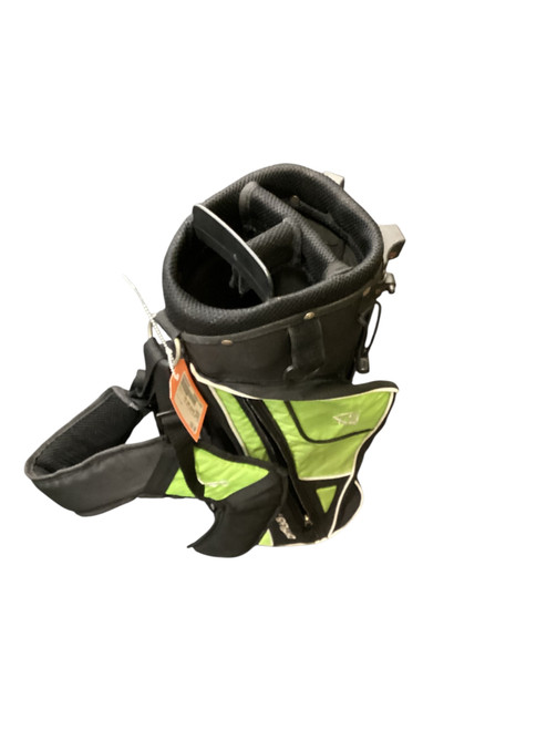 Vist Large View of Product Image Which is Used Acuity LIME AND BLACK SUNDAY BAG Mens Stand Bag Green