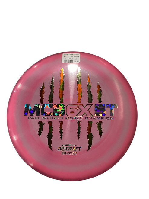 Vist Large View of Product Image Which is Used Discraft 6 CLAW BUZZZ Disc Golf Mid Range Pink
