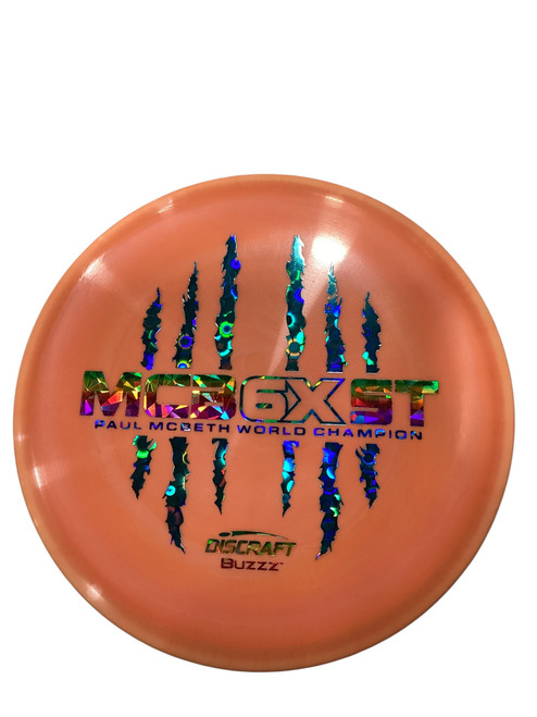 Vist Large View of Product Image Which is Used Discraft 6 CLAW BUZZZ Disc Golf Mid Range Orange