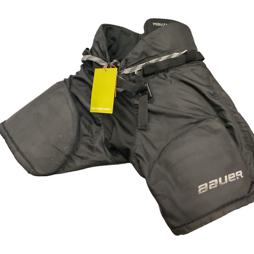 Vist Large View of Product Image Which is Bauer CLASSIC FIT Youth Pant Black MD