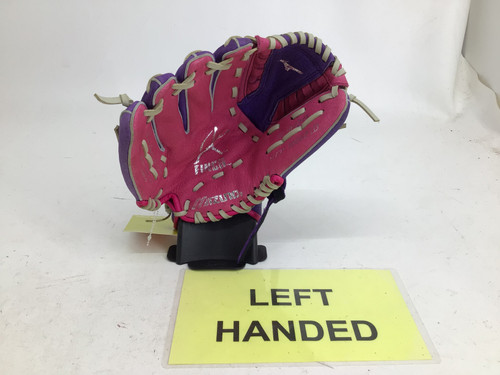 Vist Large View of Product Image Which is Used Mizuno FINCH 10.0 IN LHT FP GLOVE LH Throw Fastpitch Gloves Purple 10"