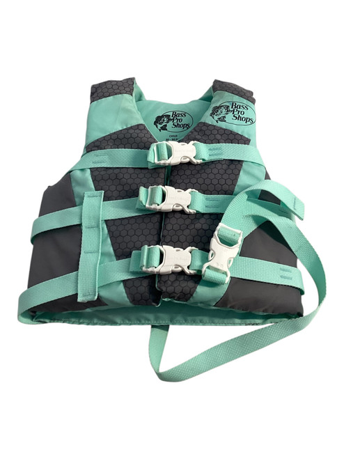 Vist Large View of Product Image Which is Used Child PFD Turquoise Child 30-50