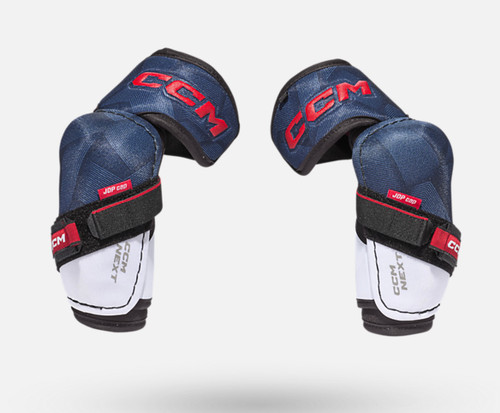 Vist Large View of Product Image Which is New CCM NEXT ELBOW PAD Junior Elbow Pads None LG