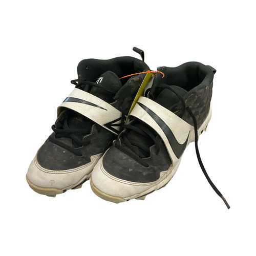 Vist Large View of Product Image Which is Used Nike ALPHA FASTFLEX BB/SB Cleats Black Youth 06.0