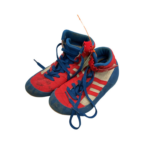 Vist Large View of Product Image Which is Used Adidas Wrestling Shoes Red Junior 01