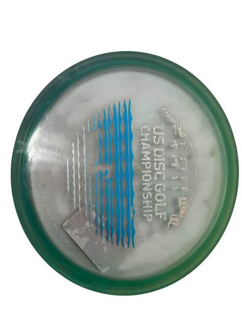 Vist Large View of Product Image Which is Used Innova ROCX3 US DISC GOLF CHAMPIONSHIP Golf Disc Turquoise Mid Range 180g