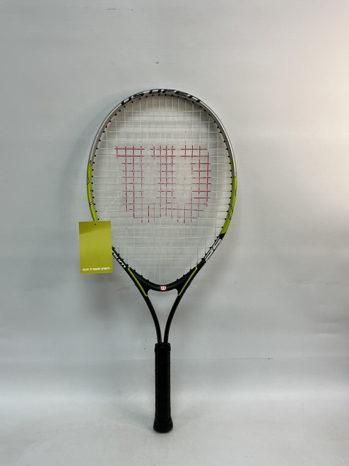 Vist Large View of Product Image Which is Used Wilson TITANIUM Adult Tennis Racquet Black Unknown