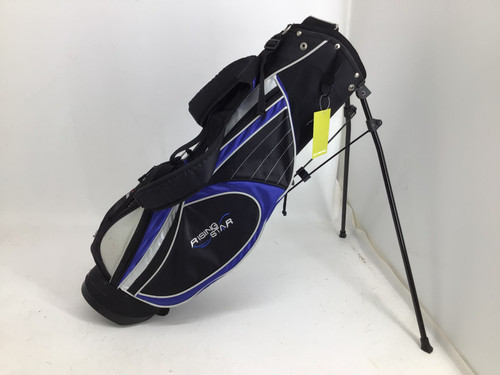 Vist Large View of Product Image Which is Used Paragon Golf RISING STAR 6 WAY STAND BAG Jr Stand Bag Black