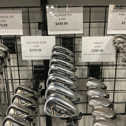 Vist Large View of Product Image Which is Used Cobra LTDX IRON SET Mens Iron Set RH 5I-GW/AW