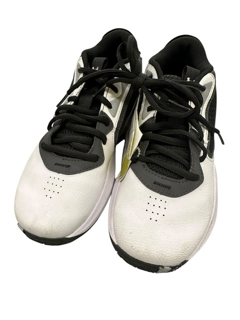 Vist Large View of Product Image Which is Used Under Armour LOCK DOWN 6 Basketball Shoes Y Black And White Junior 04.5