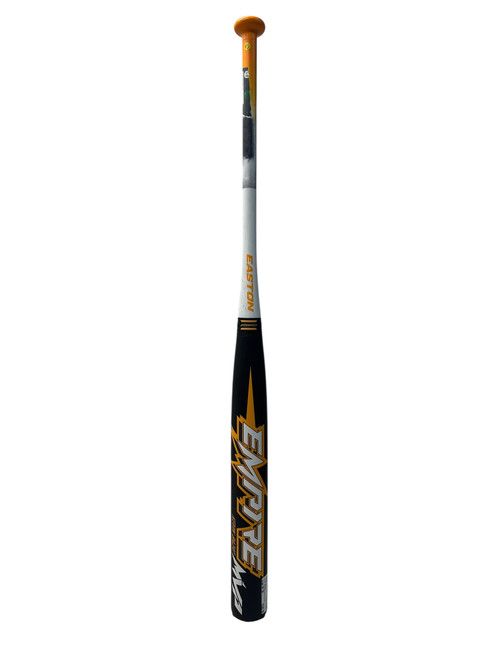 Used Easton SP22KBM BB/SB Slowpitch Bat White/Black/Yellow 34" 11835-S000198123 Vist Large View of Product Image Which is Used Easton SP22KBM BB/SB Slowpitch Bat White/Black/Yellow 34"