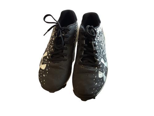 Vist Large View of Product Image Which is Used Under Armour BB/SB Cleats Black Junior 03