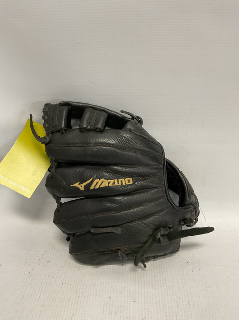 Vist Large View of Product Image Which is Used Mizuno TRAINING BB/SB Glove RH Throw Black 9"