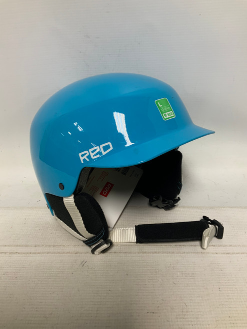 Vist Large View of Product Image Which is Used Red Feather DEFY Snowsport Helmet Youth Carolina Blue LG