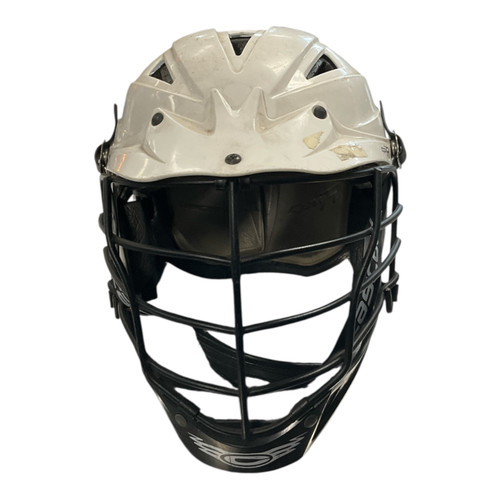 Vist Large View of Product Image Which is Used Cascade CPVR Lacrosse Helmet White S/M