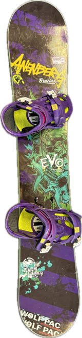 Vist Large View of Product Image Which is Used Never Summer EVO Mens Board/Bindings Purple 153 cm