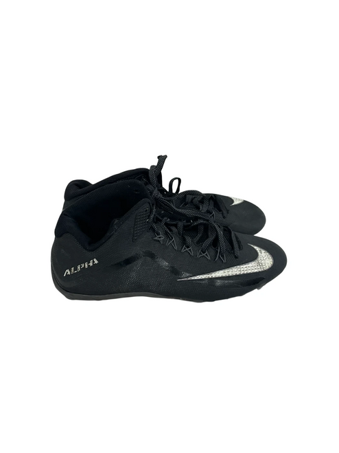 Vist Large View of Product Image Which is Used Nike Alpha Pro 2 Mens 13 Black FB Cleats