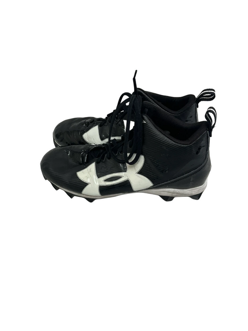 Vist Large View of Product Image Which is Used Under Armour Crusher Mens 13 Black Football Cleats