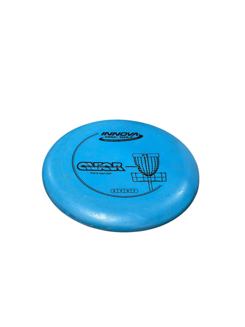 Vist Large View of Product Image Which is Used Innova AVIAR Disc Golf Putter Royal Blue