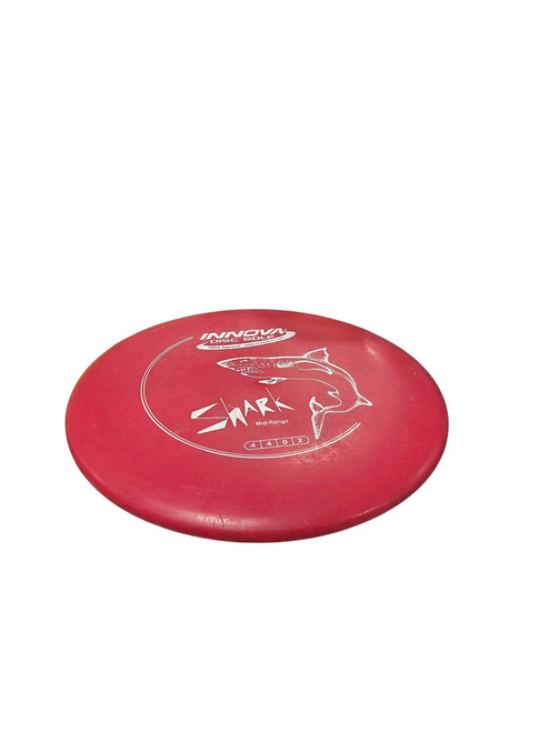 Vist Large View of Product Image Which is Used Innova SHARK Disc Golf Mid Range Red