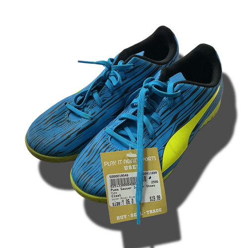 Vist Large View of Product Image Which is Used Puma Soccer Indoor Shoes Royal Blue Youth 06.0