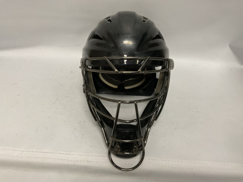 Vist Large View of Product Image Which is Used Mizuno CATCHERS HELMET Batting Helmet w/Mask Black MD