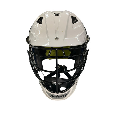 Vist Large View of Product Image Which is Used Schutt STALLION 100 Lacrosse Helmet White SM