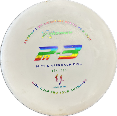 Vist Large View of Product Image Which is Used Prodigy Disc PA-3 Disc Golf Putter White
