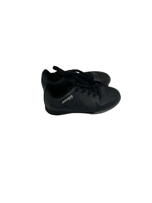 Vist Large View of Product Image Which is Used Brava Yth 11 Black Socer Turf Shoes