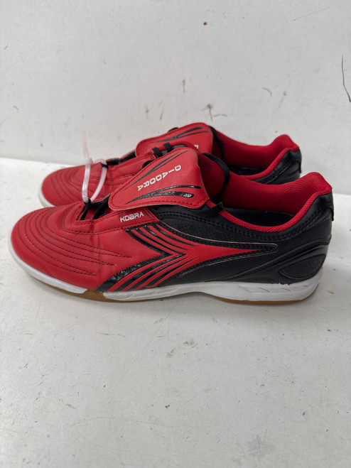 Vist Large View of Product Image Which is Used Diadora Soccer Indoor Shoes Red Senior 9