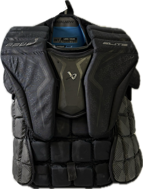 Vist Large View of Product Image Which is Used Bauer ELITE CHEST PROTECTOR Inter Body Armor LG