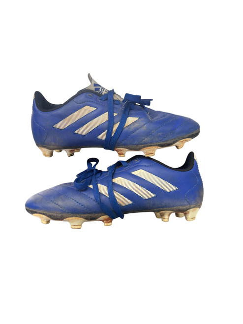 Vist Large View of Product Image Which is Used Adidas Soccer Cleats Royal Blue Junior 01