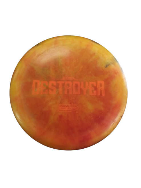 Vist Large View of Product Image Which is Used Innova HALO DESTROYER Disc Golf Driver Orange 171g