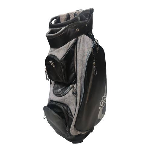 Vist Large View of Product Image Which is Used Wilson 14 WAY Mens Cart Golf Bag Black