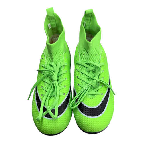 Vist Large View of Product Image Which is New Soccer Cleats Neon Green Junior 04.5