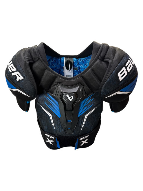 Vist Large View of Product Image Which is New Bauer BAUER X SHOULDER PAD Intermediate Shoulder Pads LG