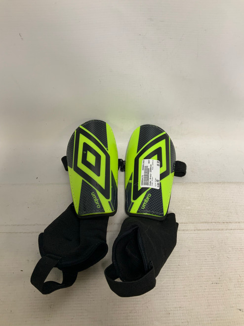 Vist Large View of Product Image Which is Used Under Armour CERAMICA Soccer Shin Guards Junior Green MD