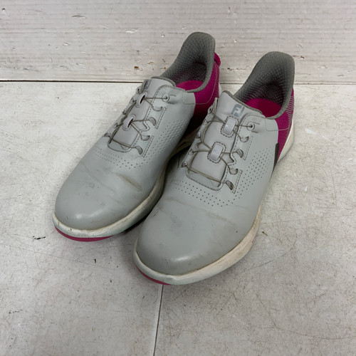 Vist Large View of Product Image Which is Used Foot Joy Womens Golf Shoes Grey Senior 6