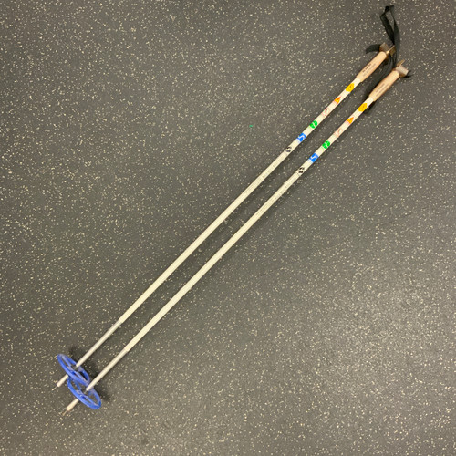 Vist Large View of Product Image Which is Used Tomic Womens XC Ski Poles White 125 cm / 50 in