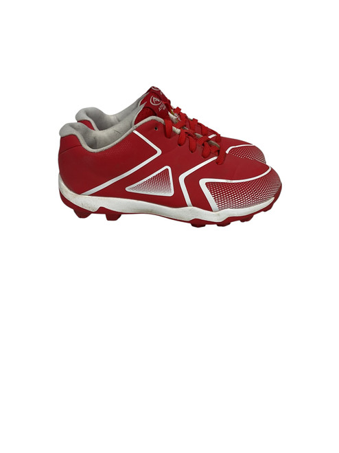 Vist Large View of Product Image Which is Used Athletic Works BASEBALL CLEATS BB/SB Cleats Red Junior 01