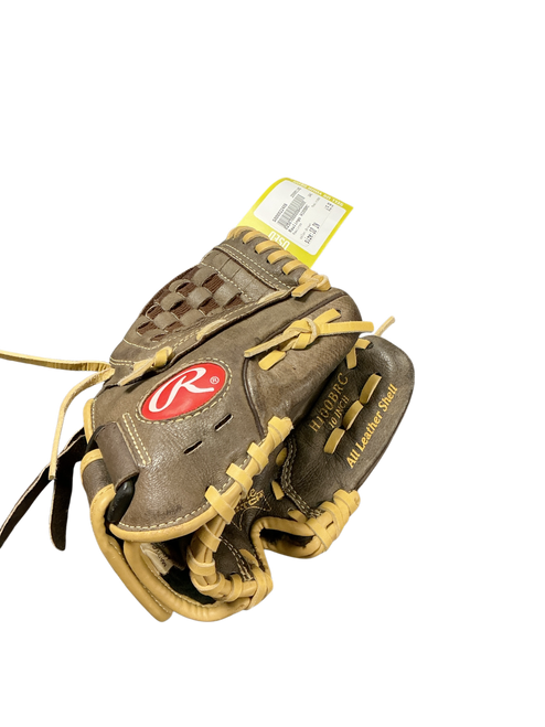 Vist Large View of Product Image Which is Used Rawlings H100BRC BB/SB Glove RH Throw Brown 10"
