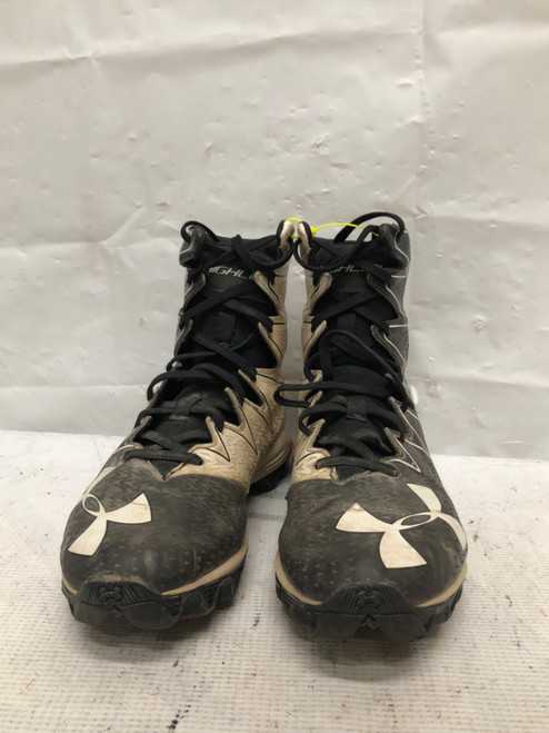 Vist Large View of Product Image Which is Used Under Armour CLUTCH Jr FB Cleats Black Junior 04