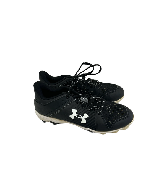 Vist Large View of Product Image Which is Used Under Armour Leadoff Mens 6.5 Black Baseball Cleats